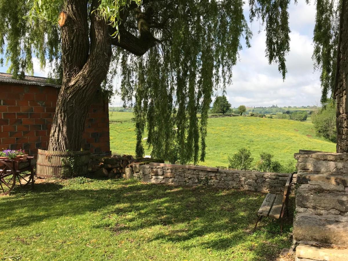 Gite Le Mur Magnifique Longere Au Bourgogne-Du-Sud Villa Oye Eksteriør billede